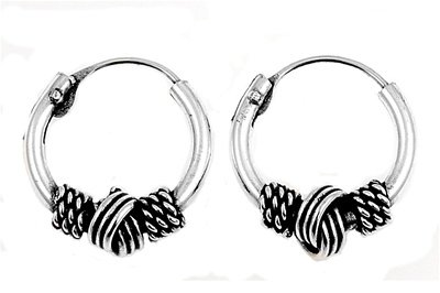 Kleine Schätze - Damen Ohrringe/Creolen - 925 Sterling Silber