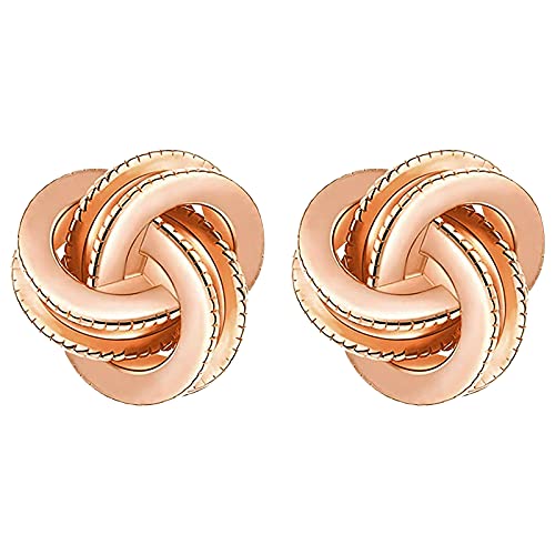 2022 Ohrringe Creolen Mädchen für Frauen und Creolen Leichte Knorpel Ohrringe Kette Ohrringe für Frauen, Rotgold #2, Einheitsgröße